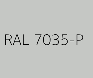 Couleur RAL 7035-P GRIS CLAIR