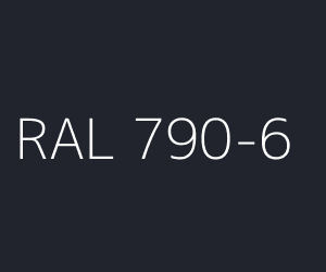 Couleur RAL 790-6 