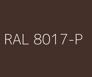 Couleur RAL 8017-P BRUN CHOCOLAT Couleur RAL 8017-P BRUN CHOCOLAT