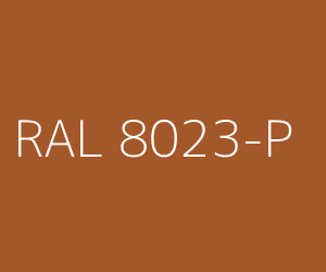 Couleur RAL 8023-P BRUN ORANGé