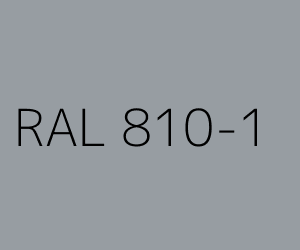 Couleur RAL 810-1 