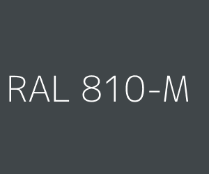 Couleur RAL 810-M 