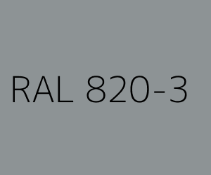 Couleur RAL 820-3 
