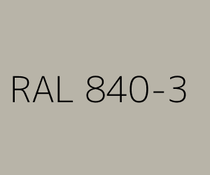 Couleur RAL 840-3 