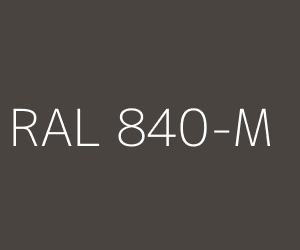 Couleur RAL 840-M 