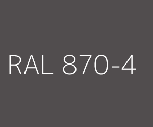 Couleur RAL 870-4 