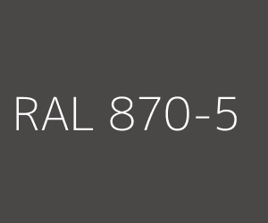 Couleur RAL 870-5 