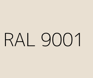 Couleur RAL 9001 BLANC CRèME