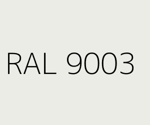 Couleur RAL 9003 BLANC DE SéCURITé Couleur RAL 9003 BLANC DE SéCURITé