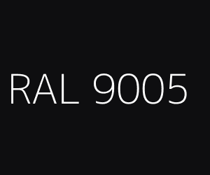 Couleur RAL 9005 NOIR FONCé